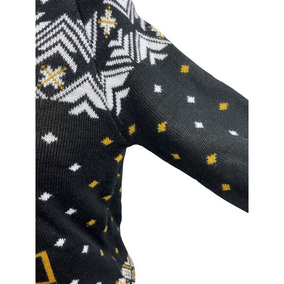 Missouri Tigers Campus Specialties Sweater Medium Christmas Black Gold White M - Picture 6 of 9
